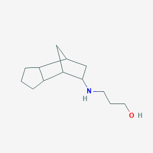 3-({Tricyclo[5.2.1.0,2,6]decan-8-yl}amino)propan-1-ol