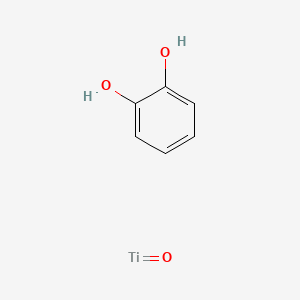 molecular formula C6H6O3Ti B12284568 [1,2-Benzenediolato(2)-O,O']oxotitanium CAS No. 93459-84-8