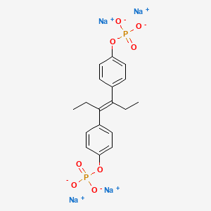 molecular formula C18H18Na4O8P2 B1228457 Fosfestrol Sodium CAS No. 4719-75-9