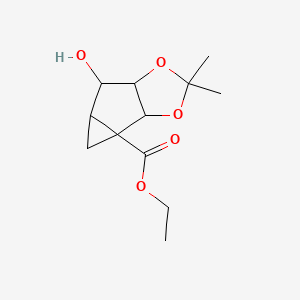 Ethyl (1S,2R,3S,4S,5S)-2,3-O-(Isopropylidene)-4-hydroxybicyclo[3.1.0]hexanecarboxylate