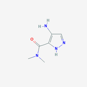 4-amino-N,N-dimethyl-1H-pyrazole-3-carboxamide