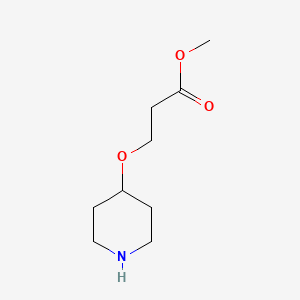 Methyl 3-(piperidin-4-yloxy)propanoate