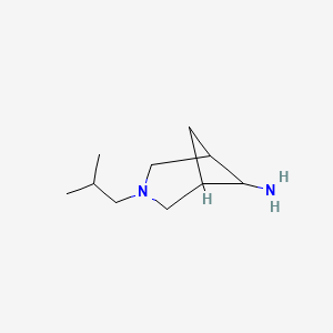 3-(2-Methylpropyl)-3-azabicyclo[3.1.1]heptan-6-amine