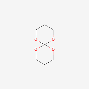 molecular formula C7H12O4 B12284634 1,5,7,11-Tetraoxaspiro[5.5]undecane CAS No. 24472-02-4