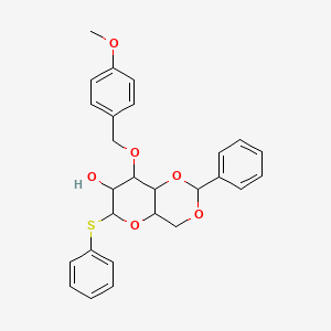 (R)-Phenyl3-O-[(4-methoxyphenyl)methyl]-4,6-O-(phenylmethylene)-1-thio-alpha-D-mannopyranoside