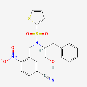 (R)-N-(5-Cyano-2-nitrobenzyl)-N-(1-hydroxy-3-phenylpropan-2-yl)thiophene-2-sulfonamide