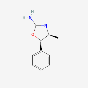 molecular formula C10H12N2O B1228465 4-Methylaminorex, (4R,5S)- CAS No. 29493-77-4