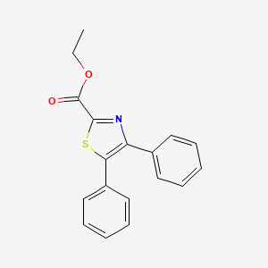 molecular formula C18H15NO2S B12284660 Ethyl 4,5-diphenylthiazole-2-carboxylate 