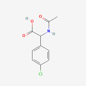 2-(4-Chlorophenyl)-2-acetamidoacetic acid