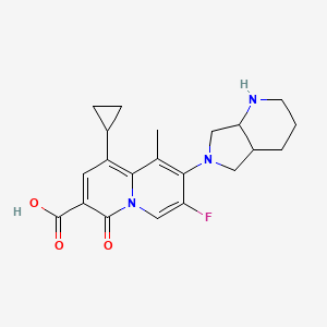 8-(1,2,3,4,4a,5,7,7a-Octahydropyrrolo[3,4-b]pyridin-6-yl)-1-cyclopropyl-7-fluoro-9-methyl-4-oxo-quinolizine-3-carboxylic acid