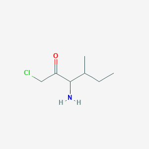 3-Amino-1-chloro-4-methylhexan-2-one