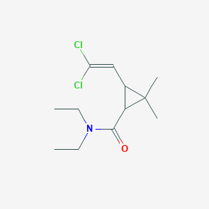 3-(2,2-dichloroethenyl)-N,N-diethyl-2,2-dimethylcyclopropane-1-carboxamide