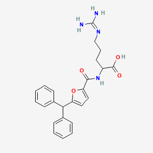 N2-[[5-(Diphenylmethyl)-2-furanyl]carbonyl]-L-Arginine