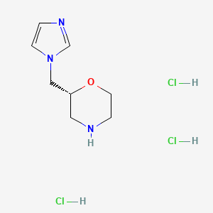 (R)-2-(1H-Imidazol-1-ylmethyl)-morpholine 3HCl