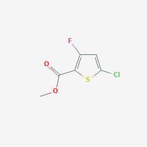 molecular formula C6H4ClFO2S B12284814 Methyl 5-chloro-3-fluorothiophene-2-carboxylate CAS No. 919122-19-3