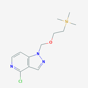 4-Chloro-1-((2-(trimethylsilyl)ethoxy)methyl)-1H-pyrazolo[4,3-c]pyridine