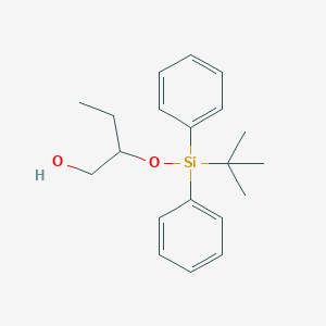 molecular formula C20H28O2Si B12284845 2-[Tert-butyl(diphenyl)silyl]oxybutan-1-ol 