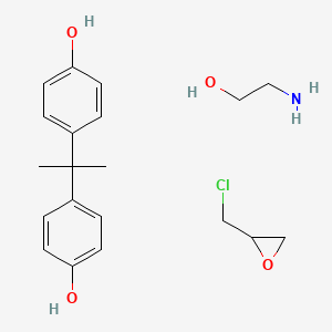 molecular formula C20H28ClNO4 B12284859 2-Aminoethanol;2-(chloromethyl)oxirane;4-[2-(4-hydroxyphenyl)propan-2-yl]phenol CAS No. 38891-59-7