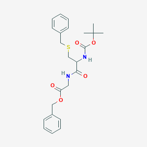 molecular formula C24H30N2O5S B12284882 N-Boc-S-Bzl-L-Cys-Gly-OBzl 