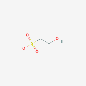 molecular formula C2H5O4S- B1228491 2-羟基乙磺酸 