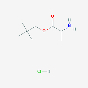 molecular formula C8H18ClNO2 B12284914 2,2-dimethylpropyl (2S)-2-aminopropanoate;hydrochloride 