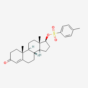 molecular formula C26H34O4S B12284918 17beta-(4-Methylbenzenesulfonyloxy)androst-4-en-3-one 