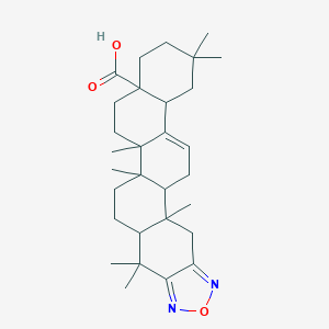 molecular formula C30H44N2O3 B12284925 Olean-12-eno[2,3-c][1,2,5]oxadiazol-28-oic acid 