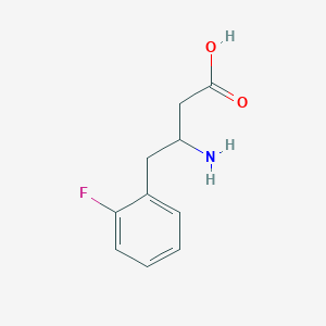 molecular formula C10H12FNO2 B12284946 3-Amino-4-(2-fluorophenyl)butyric Acid 