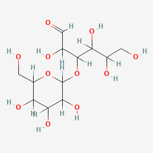 molecular formula C12H22O11 B1228497 3-O-(a-D-Mannopyranosyl)-D-mannose 