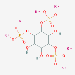 molecular formula C6H9K6O15P3 B12284998 Ins(1,4,5)-P3 hexapotassium salt;1,4,5-IP3 hexapotassium salt CAS No. 103476-24-0