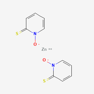 molecular formula C10H8N2O2S2Zn B1228505 Pyrithione zinc 