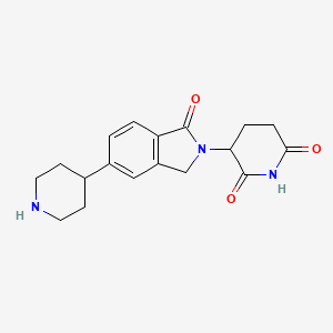 3-(1-Oxo-5-(piperidin-4-yl)isoindolin-2-yl)piperidine-2,6-dione