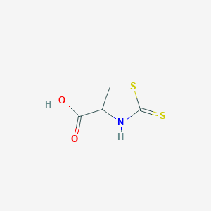 molecular formula C4H5NO2S2 B1228510 2-Thioxothiazolidine-4-carboxylic acid CAS No. 20933-67-9