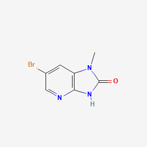 6-bromo-1-methyl-1H-imidazo[4,5-b]pyridin-2(3H)-one