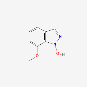 molecular formula C8H8N2O2 B12285169 1-Hydroxy-7-methoxyindazole 