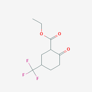 Ethyl 2-oxo-5-(trifluoromethyl)cyclohexane-1-carboxylate