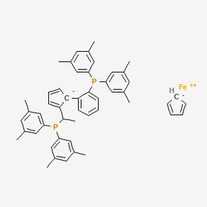 (S)-1-{(SP)-2-[2-[Di(3,5-xylyl)phosphino]phenyl]ferrocenyl}ethyldi(3,5-xylyl)phosphine