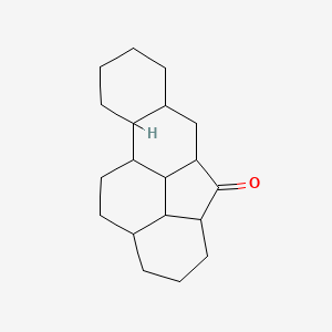 molecular formula C19H28O B12285204 Pentacyclo[14.2.1.03,8.09,18.012,17]nonadecan-19-one 