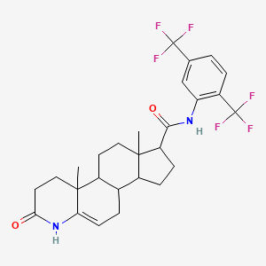 molecular formula C27H30F6N2O2 B12285217 Delta-5(6)-Dutasteride 