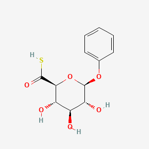 beta-D-Glucopyranosiduronic acid, phenyl 1-thio-