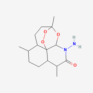 11-Amino-1,5,9-trimethyl-14,15,16-trioxa-11-azatetracyclo[10.3.1.04,13.08,13]hexadecan-10-one