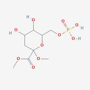 Methyl(methyl3-deoxy-D-arabino-hept-2-ulopyranosid)onate-7-phosphate