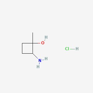 2-Amino-1-methylcyclobutan-1-ol hydrochloride