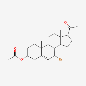 molecular formula C23H33BrO3 B12285432 7-BroMo-3-O-acetyl-pregnenolone 