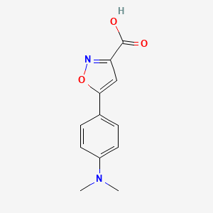 5-[4-(Dimethylamino)phenyl]isoxazole-3-carboxylic Acid