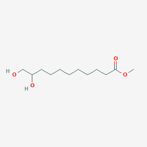 molecular formula C12H24O4 B12285535 Methyl 10,11-dihydroxyundecanoate CAS No. 24724-06-9