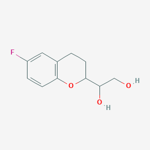 molecular formula C11H13FO3 B12285541 Gcgmaekaexmjng-uhfffaoysa- 