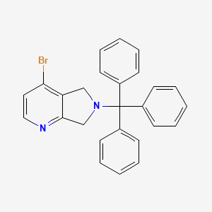 4-Bromo-6-trityl-5,7-dihydropyrrolo[3,4-b]pyridine