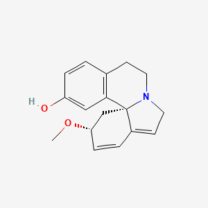 molecular formula C17H19NO2 B1228558 Coccuvine CAS No. 61445-80-5