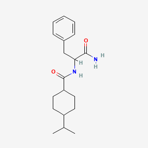 [1(R)-trans]-|A-[[[4-(1-Methylethyl)cyclohexyl]carbonyl]amino]benzenepropanamide